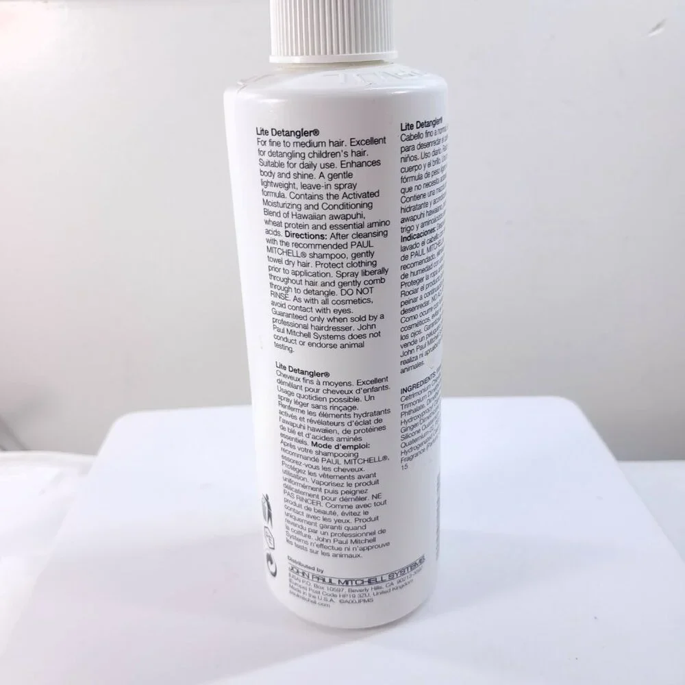 Paul Mitchell Lite Detangler Lightweight Detangling Spray‎ 8.5oz kids light READ